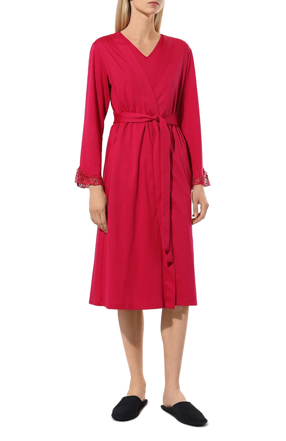 Хлопковый халат HANRO, арт. 074947, фото 3