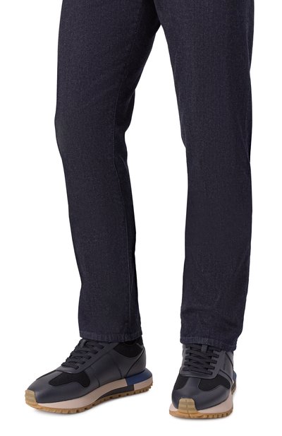 Кожаные кроссовки EMPORIO ARMANI, арт. EM002851/AF18013, фото 3