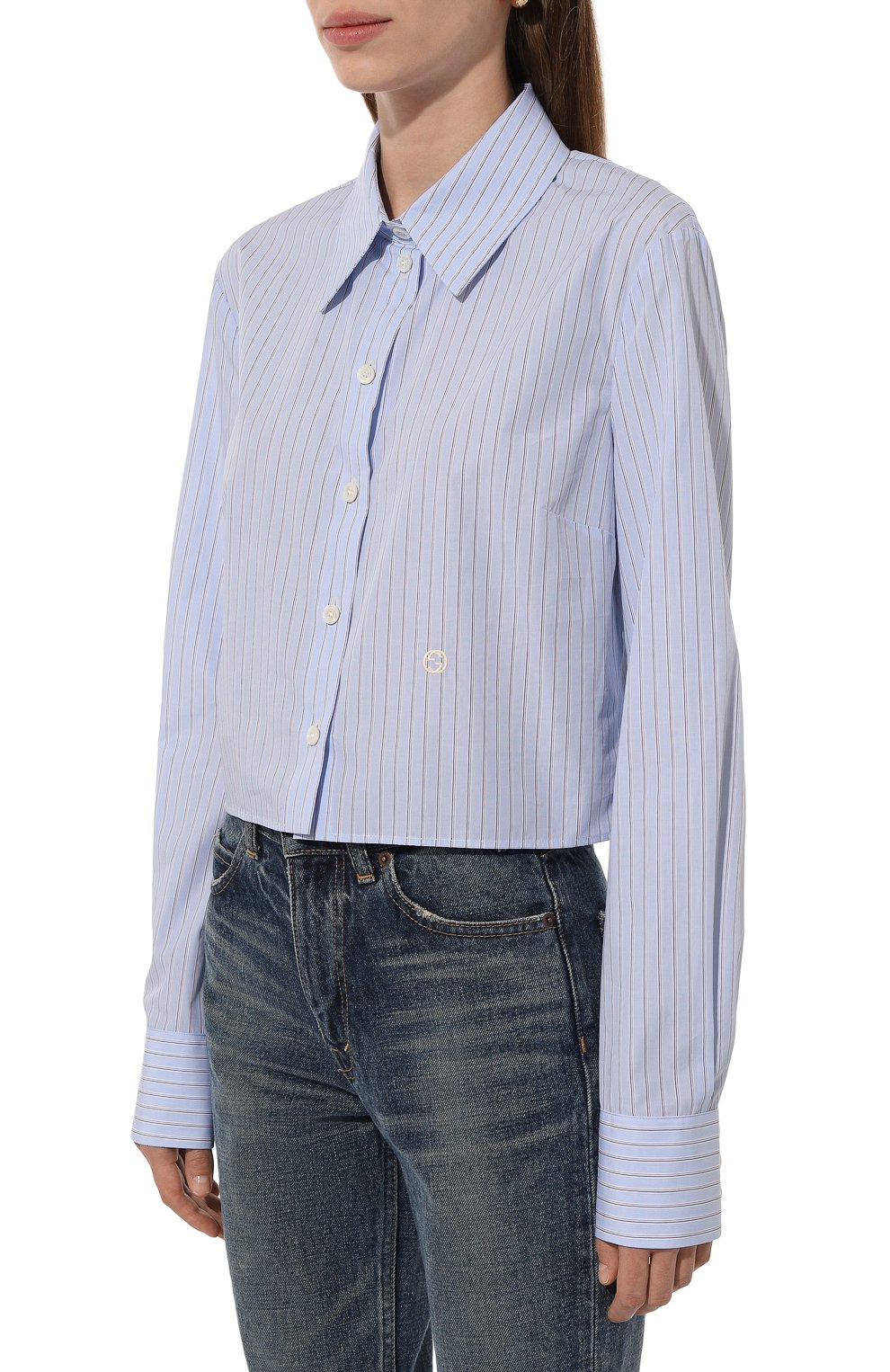 Хлопковая рубашка GUCCI, арт. 771943/ZAPKA, фото 3