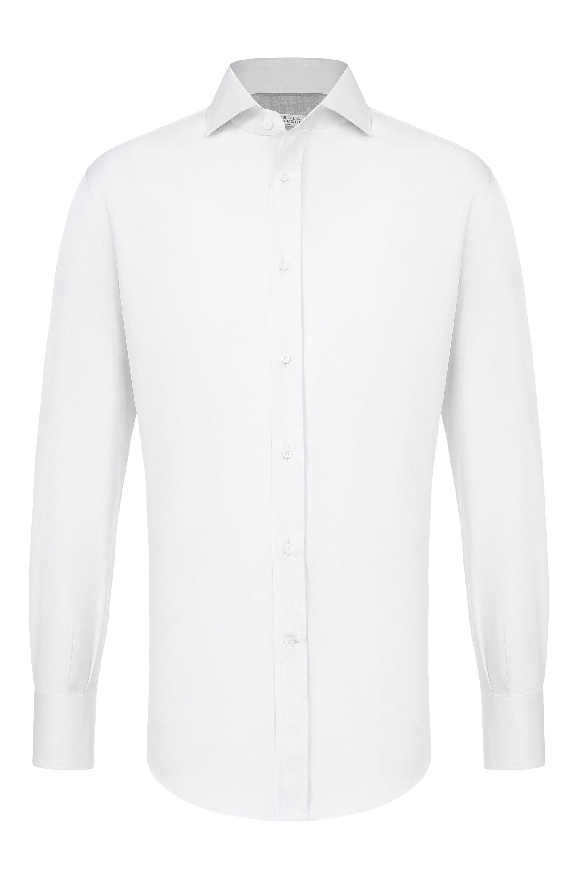 Хлопковая сорочка BRUNELLO CUCINELLI, арт. MBUC40028, фото 1