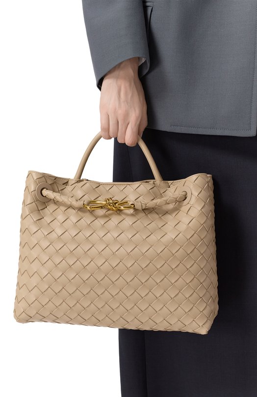 Сумка Andiamo medium Bottega Veneta 766016/VCPP1 Бежевый  766016/VCPP1 Фото 2