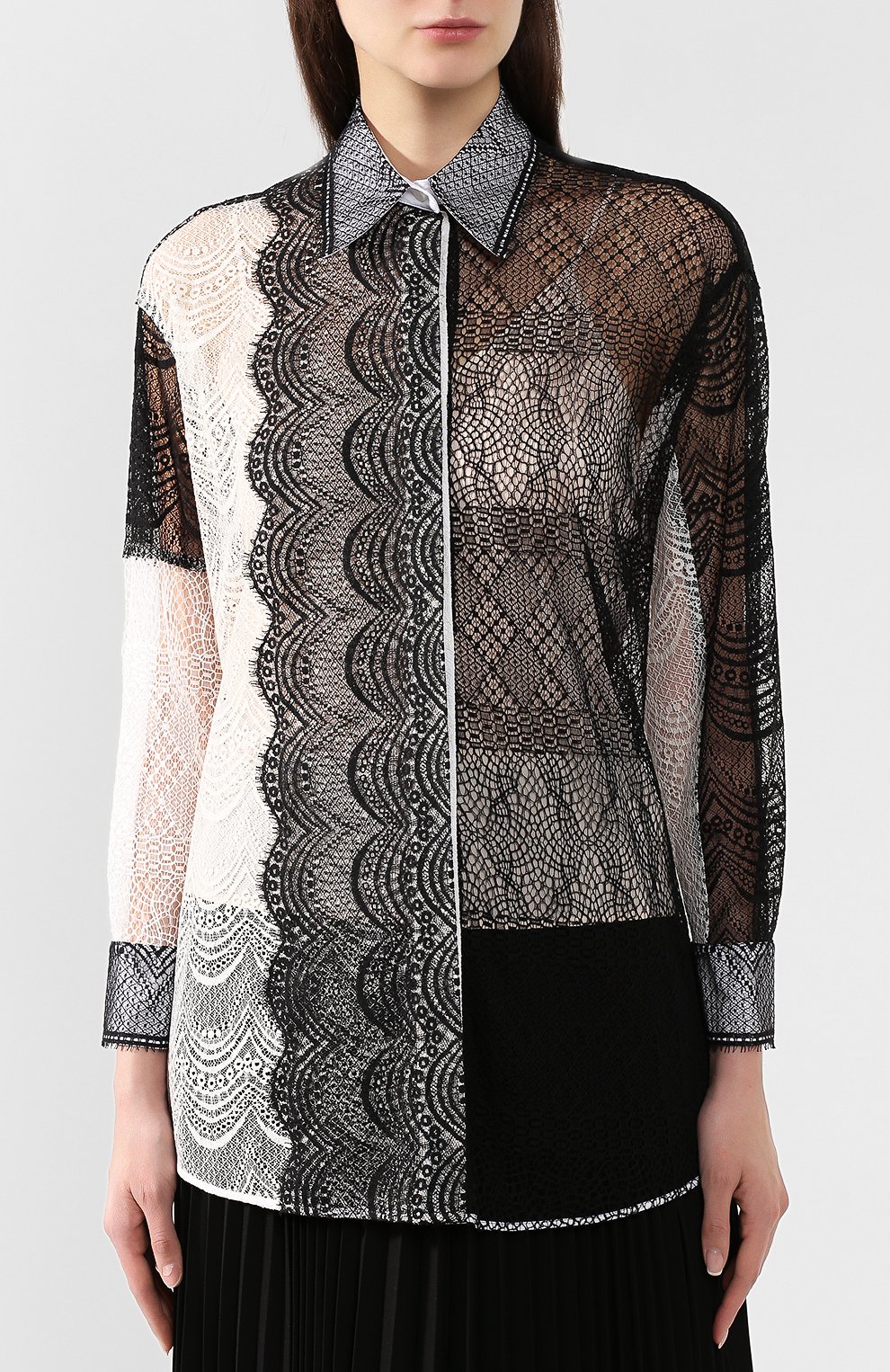 Кружевная рубашка VICTORIA BECKHAM, арт. SH 0VR 1856 MSS19 LACE, фото 3