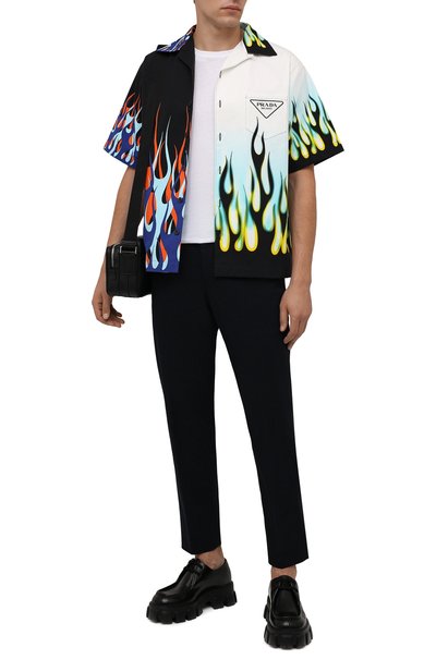 Кожаные дерби PRADA, арт. 2EE355-B4L-F0002, фото 2