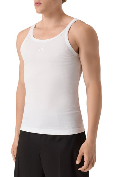 Хлопковая майка DOLCE & GABBANA, арт. G8PA8Z/G7PGP, фото 3