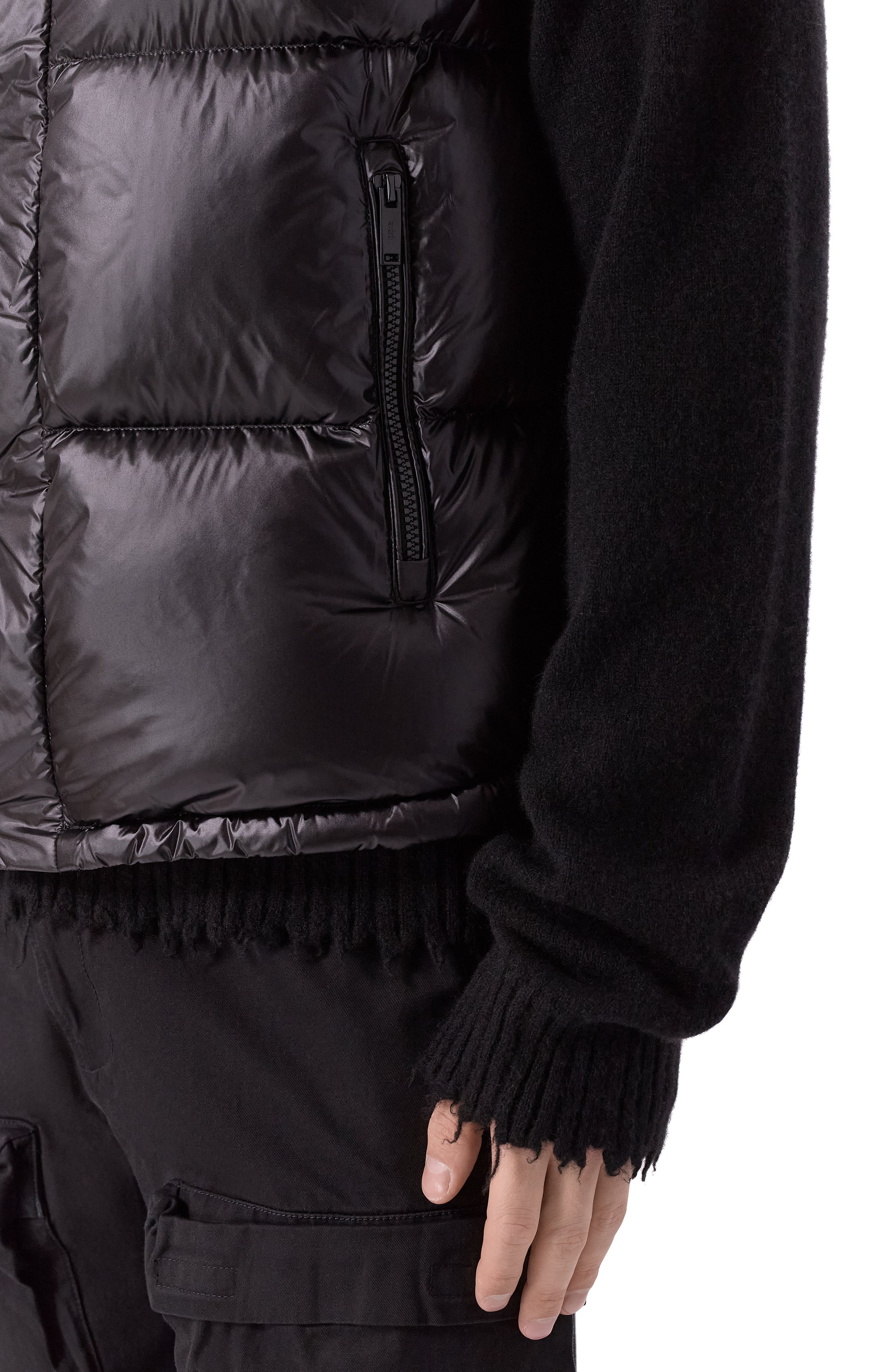 Пуховый жилет ADD черного цвета по цене 62350 руб., арт. 12AMH113, фото 5 Пуховый жилет ADD, арт. 12AMH113, фото 5