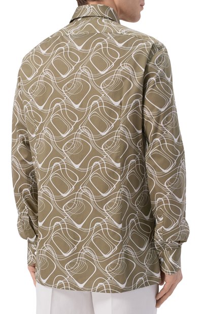 Хлопковая рубашка KITON, арт. UMCNERCH0924808, фото 4