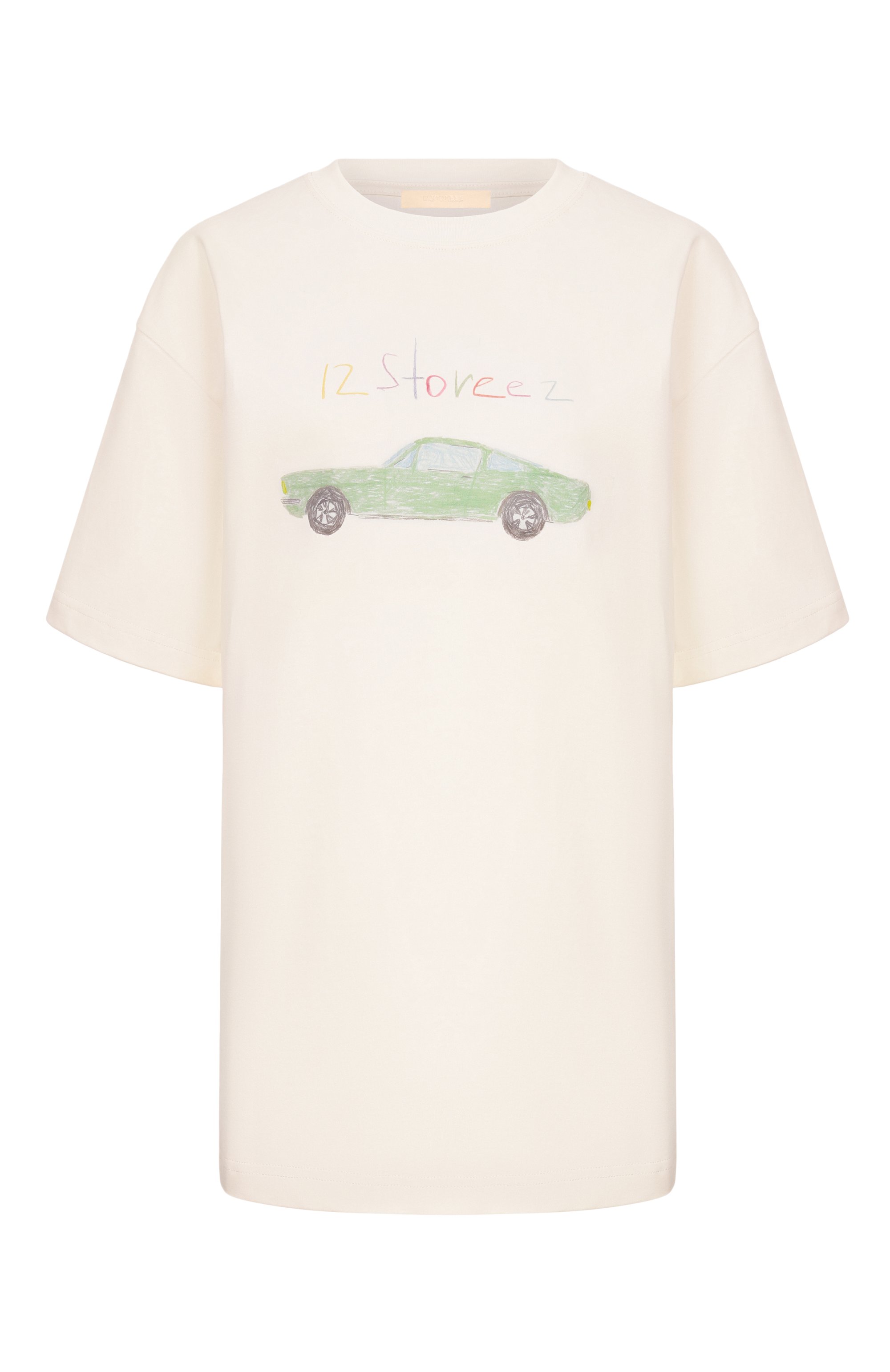 Хлопковая футболка 12 STOREEZ, арт. 136679, фото 1