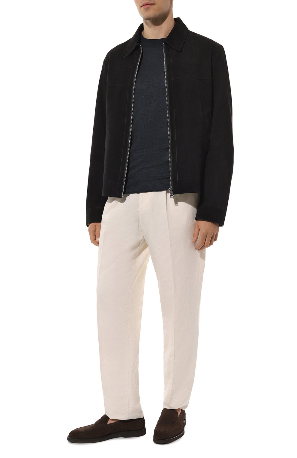 Льняная футболка ZILLI, арт. TSR02AM0800VZLF65M, фото 2