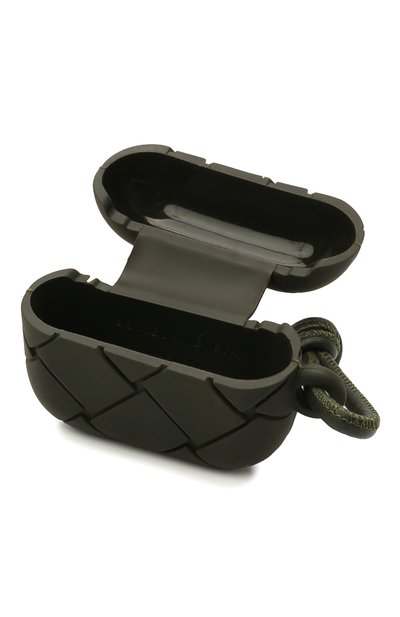 Чехол для airpods pro BOTTEGA VENETA темно-зеленого цвета по цене 15150 руб., арт. 650530/V0EY1, фото 3 Чехол для airpods pro BOTTEGA VENETA, арт. 650530/V0EY1, фото 3