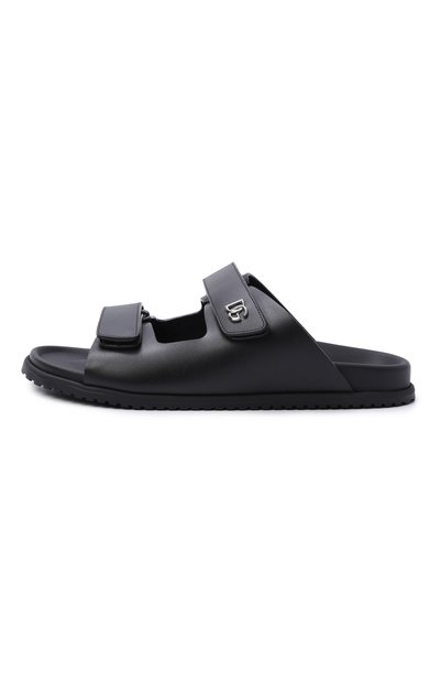 Кожаные шлепанцы dg casual DOLCE & GABBANA, арт. A80522/A9Q67, фото 3