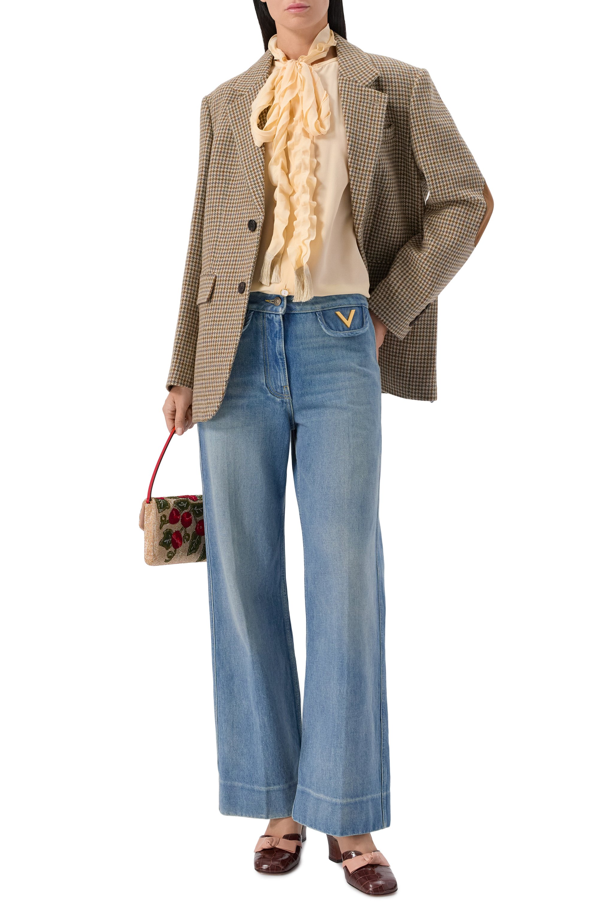 Джинсы VALENTINO, арт. 7B3DD21J/9HC, фото 2