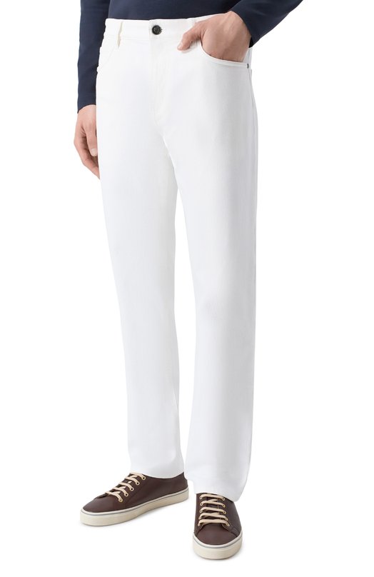 Джинсы Loro Piana FAM5351 Белый  FAM5351 Фото 3