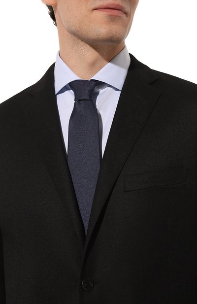 Галстук из шелка и льна CORNELIANI, арт. 93U302-9320317, фото 2