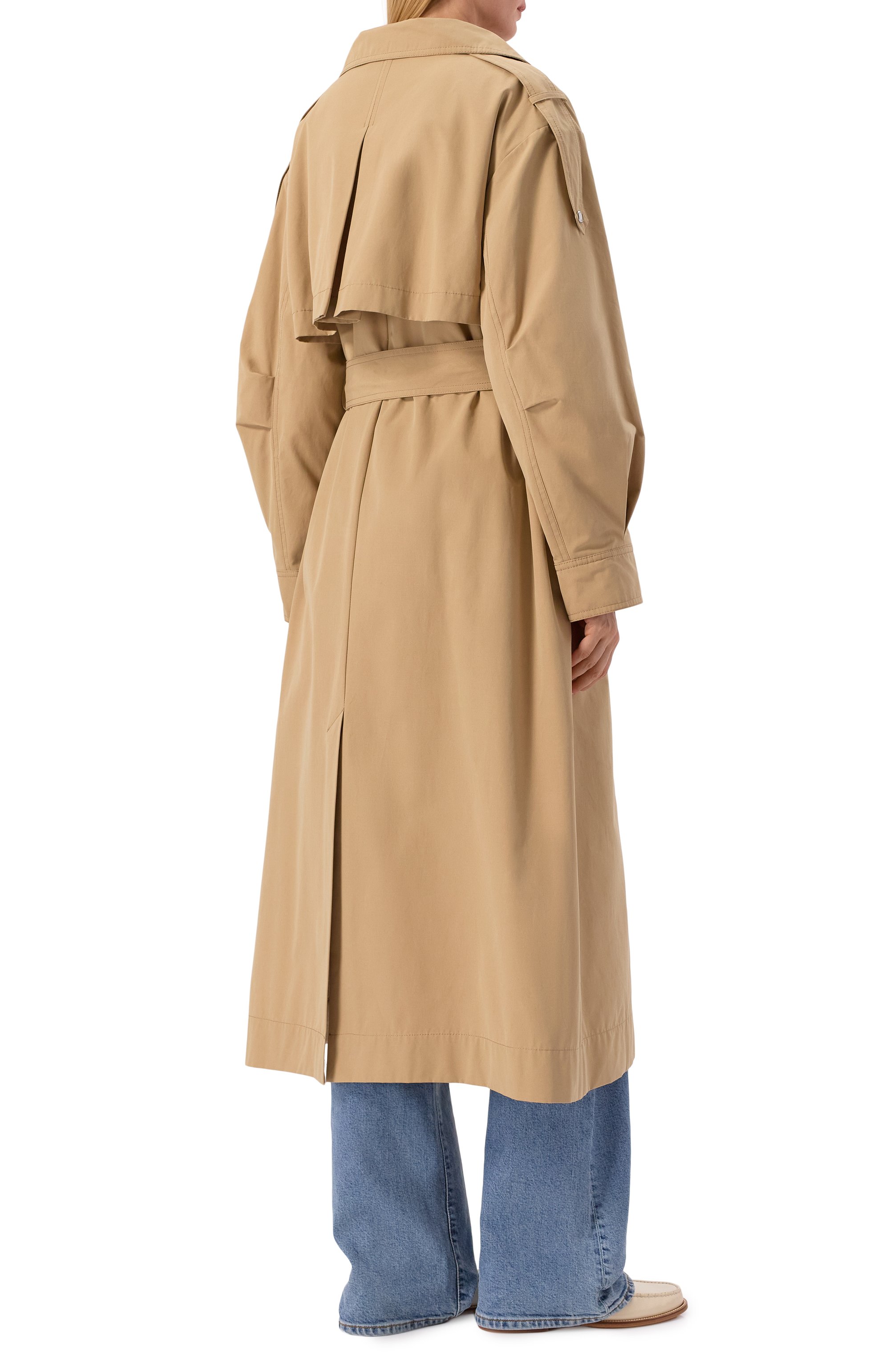 Тренч BOSS ORANGE бежевого цвета по цене 59950 руб., арт. 50552113, фото 4 Тренч BOSS ORANGE, арт. 50552113, фото 4