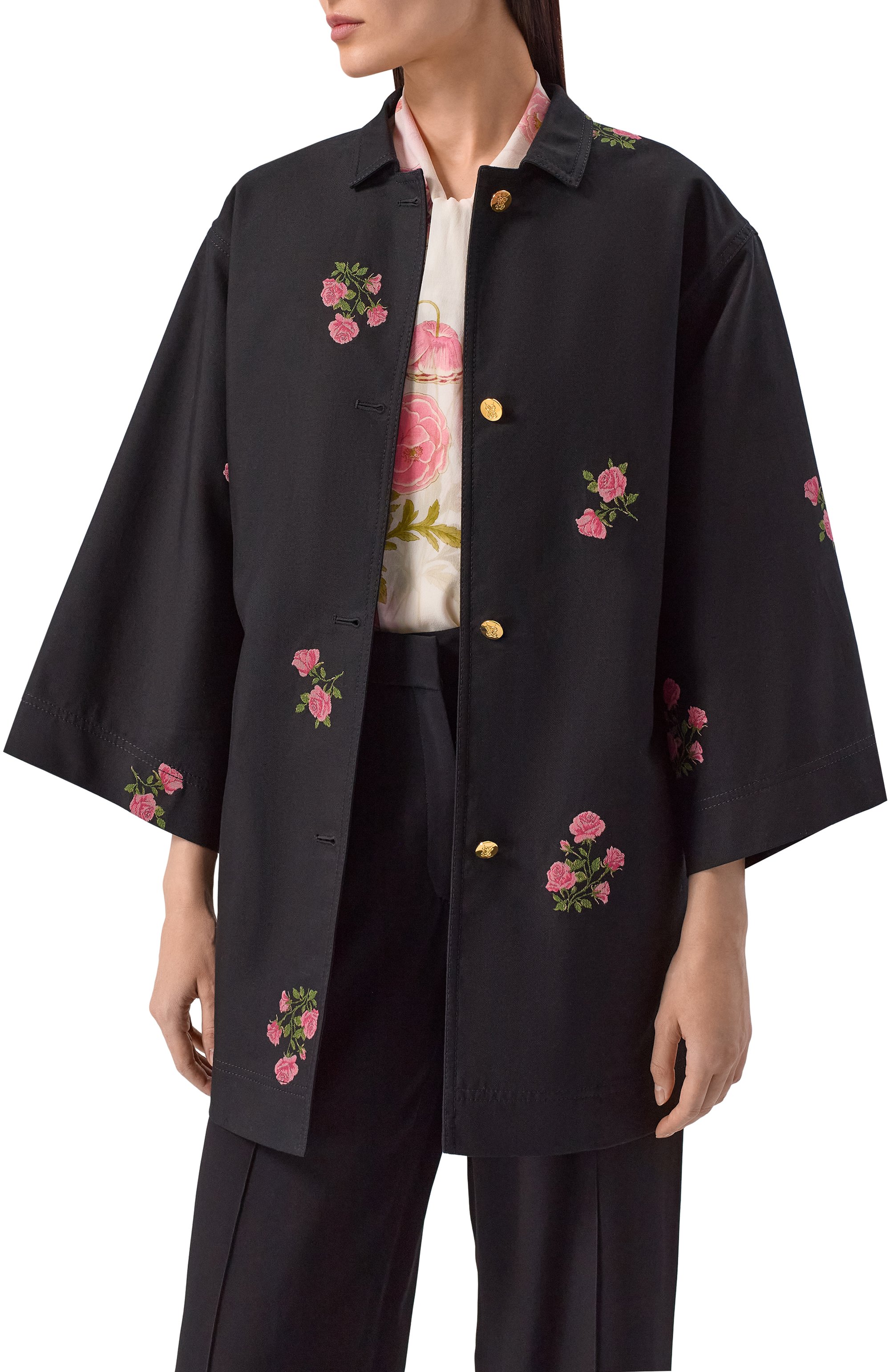 Хлопковая куртка GIAMBATTISTA VALLI, арт. 26SSRVCA8001/24GAB, фото 3