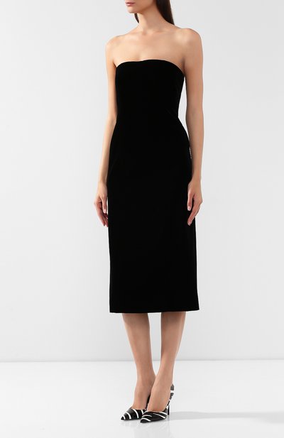 Платье из вискозы GIVENCHY черного цвета по цене 299500 руб., арт. BW20L211KH, фото 3 Платье из вискозы GIVENCHY, арт. BW20L211KH, фото 3