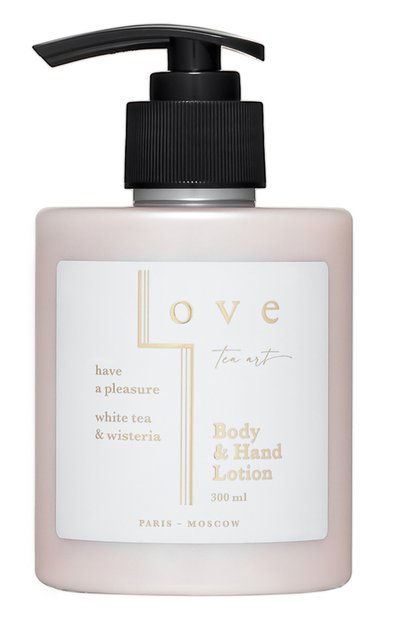 Лосьон для тела и рук белый чай и вистерия (300ml) LOVE TEA ART, арт. 4603805891376, фото 1