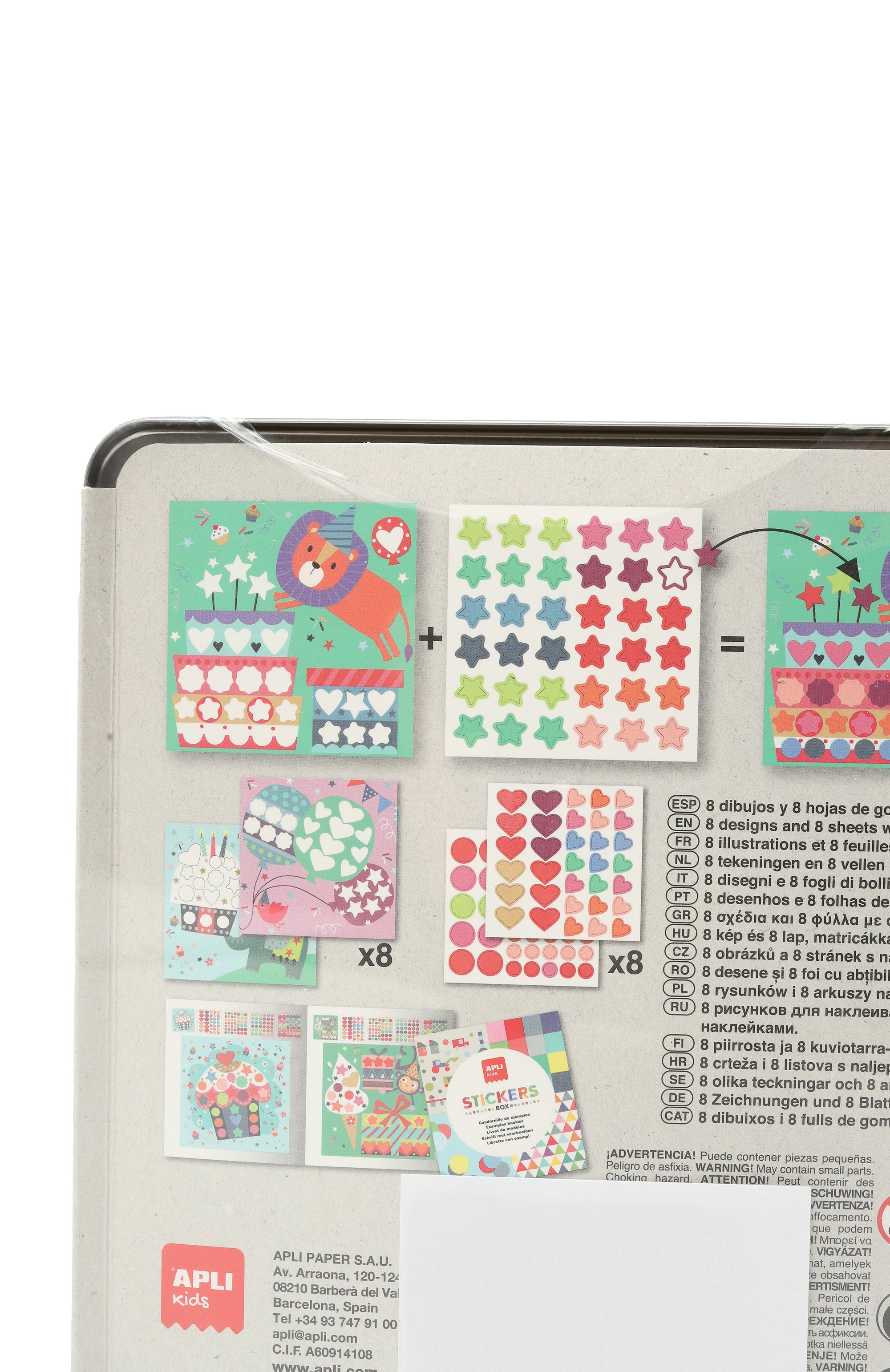 Набор для творчества с наклейками праздник APLI KIDS, арт. 19124, фото 3