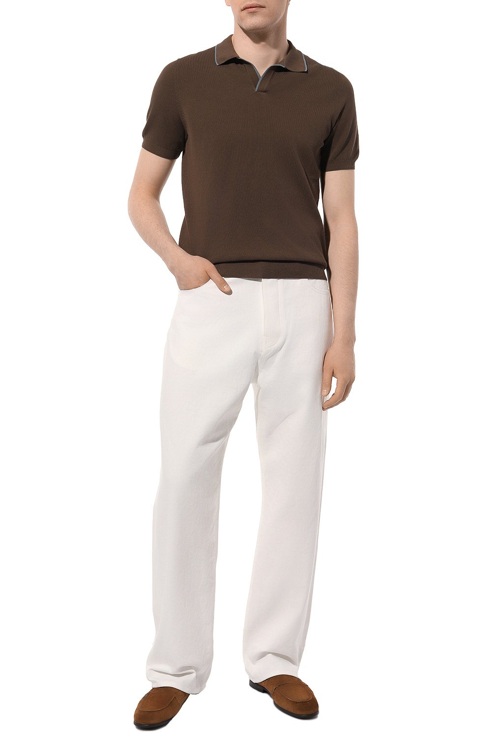 Хлопковое поло  GRAN SASSO, арт. 57157/20642, фото 2