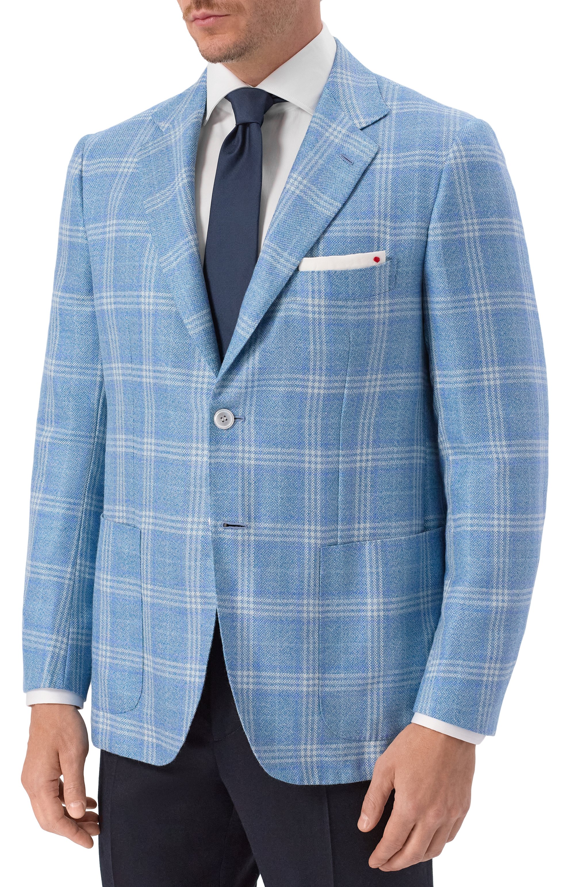 Пиджак из кашемира и шелка KITON, арт. UG81K06S21, фото 4