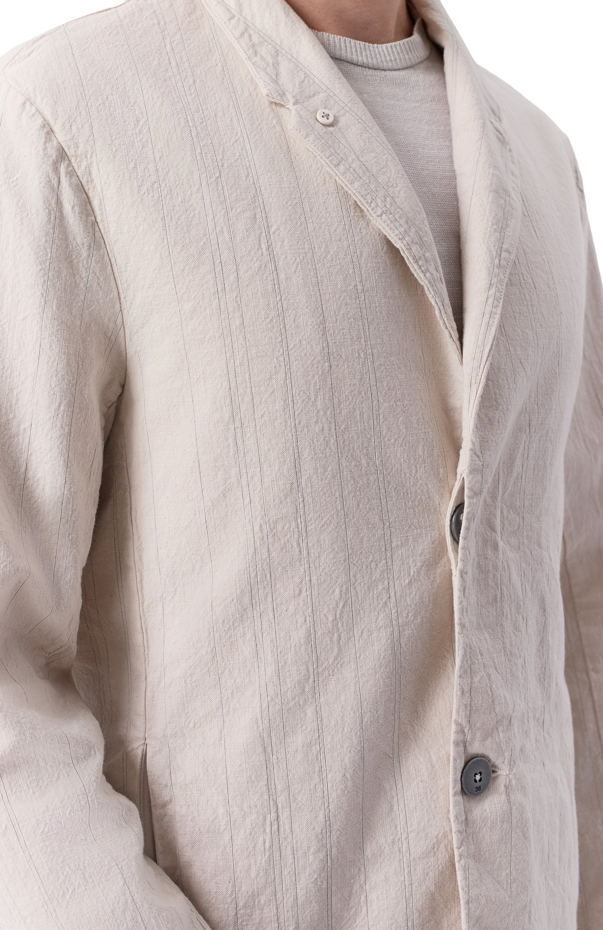 Хлопковый пиджак TRANSIT, арт. CFUTRCL211, фото 5