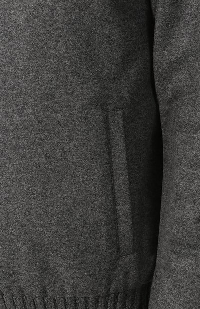 Кашемировый бомбер с меховой подкладкой LORO PIANA, арт. FAI3501, фото 5