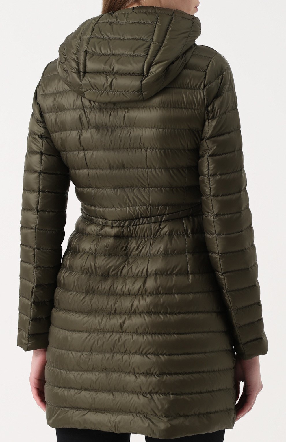 Стеганый приталенный пуховик с капюшоном MONCLER, арт. C1-093-49312-99-53048, фото 4