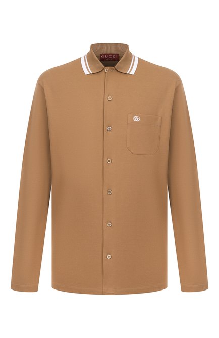 Мужская хлопковая рубашка GUCCI, арт. 815513/XJG16