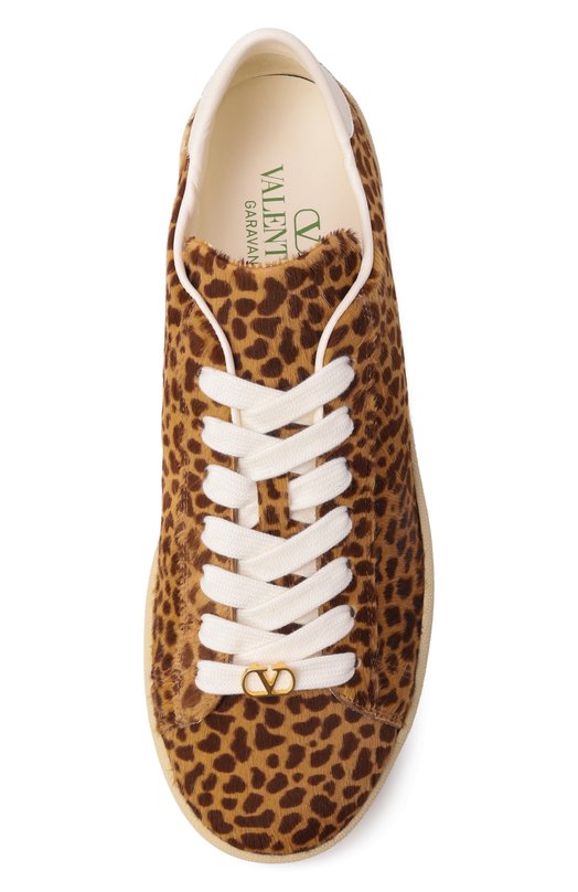 Кожаные кеды Royco Valentino 8W2S0LX9/IFP Леопардовый  8W2S0LX9/IFP Фото 6