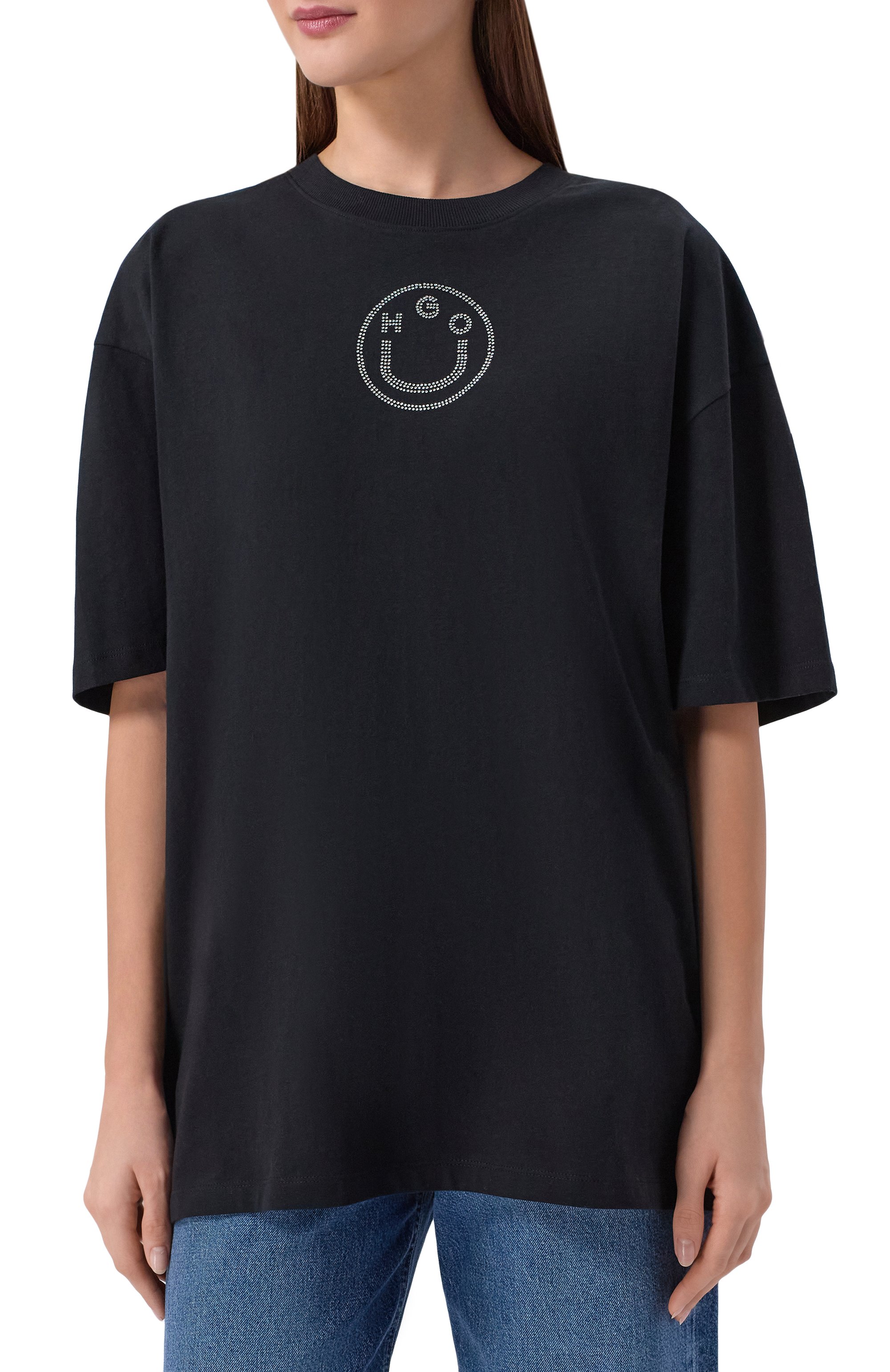 Хлопковая футболка HUGO BLUE, арт. 50554940, фото 3