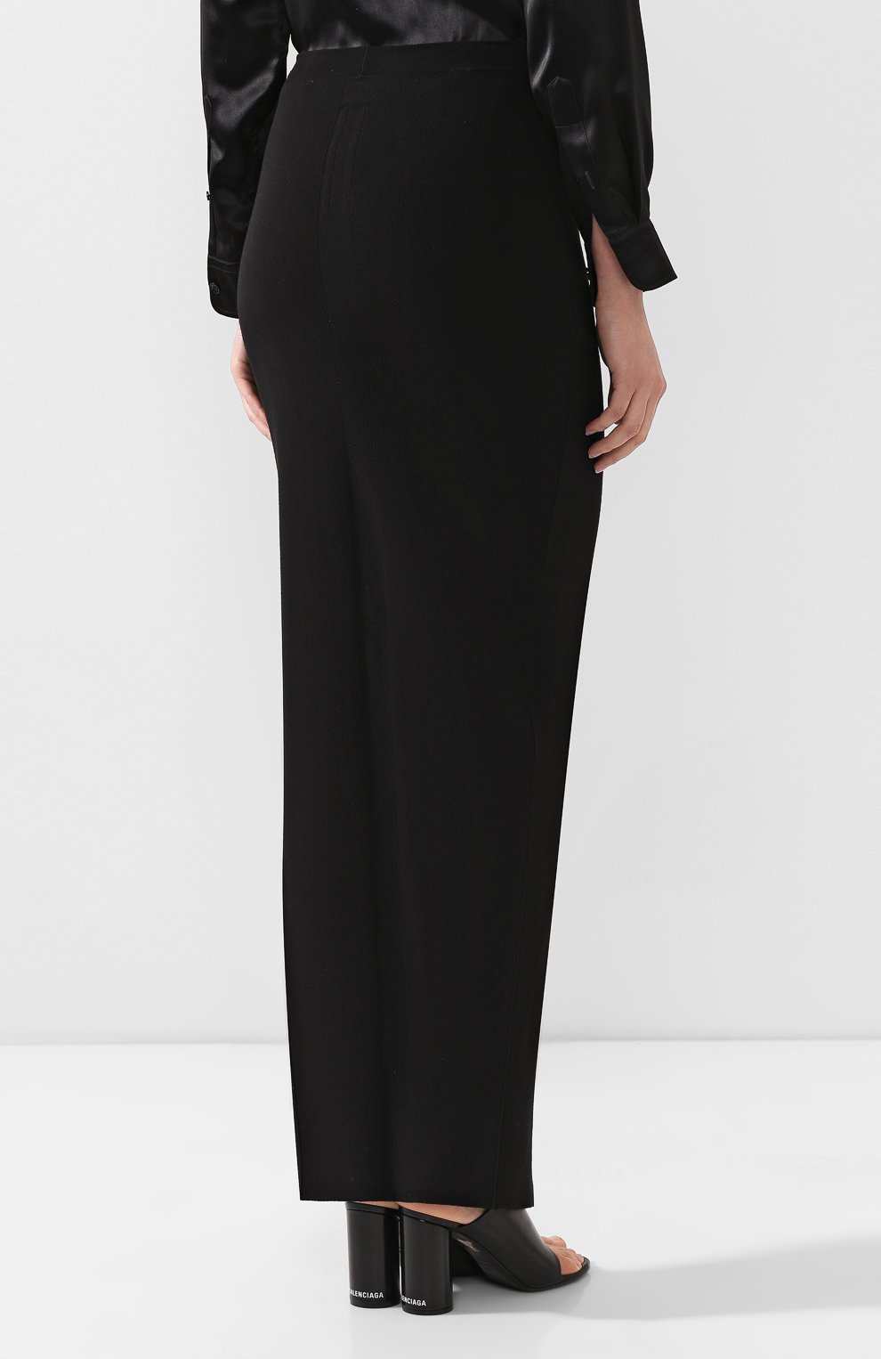 Юбка с разрезом RICK OWENS, арт. R019F5683/KST, фото 4