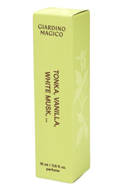 Концентрированные духи tonka vanilla white musk (15ml) GIARDINO MAGICO, арт. 4660222283610, фото 5