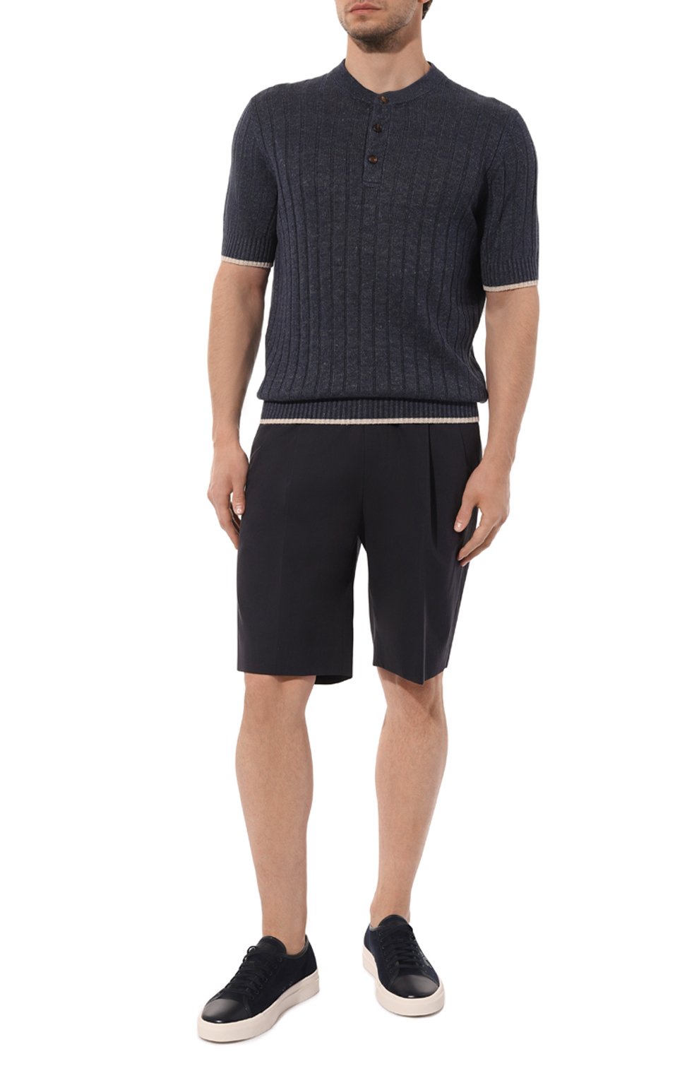 Джемпер изо льна и хлопка BRUNELLO CUCINELLI, арт. M2L70B2255, фото 2