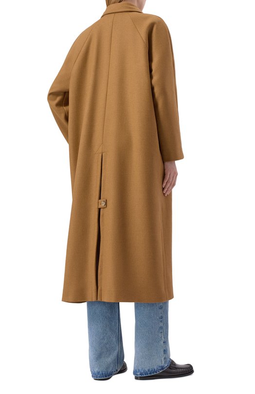 Шерстяное пальто A.P.C. F01533/WVBEB Бежевый  F01533/WVBEB Фото 4