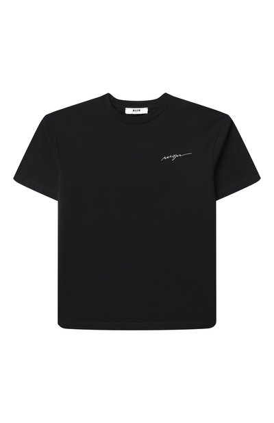 Хлопковая футболка MSGM KIDS, арт. S5MSJUTH064