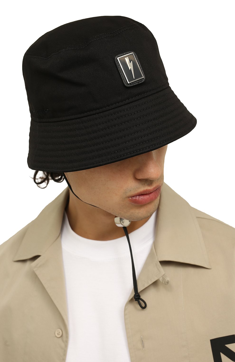 Хлопковая панама NEIL BARRETT, арт. PBCP322A C9500., фото 2