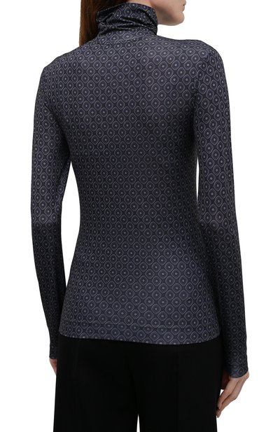 Водолазка DRIES VAN NOTEN темно-синего цвета по цене 20650 руб., арт. 212-031181-3623, фото 4 Водолазка DRIES VAN NOTEN, арт. 212-031181-3623, фото 4
