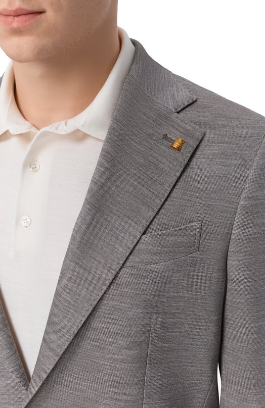 Однобортный костюм Sartoria Latorre JEF74/0E/JJ214 Серый  JEF74/0E/JJ214 Фото 6