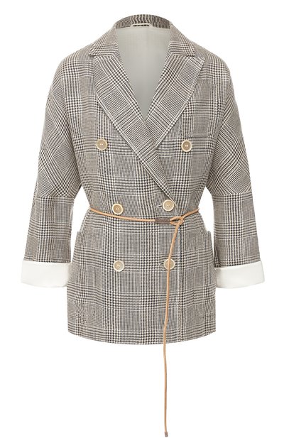 Женский льняной жакет BRUNELLO CUCINELLI, арт. MF5768513
