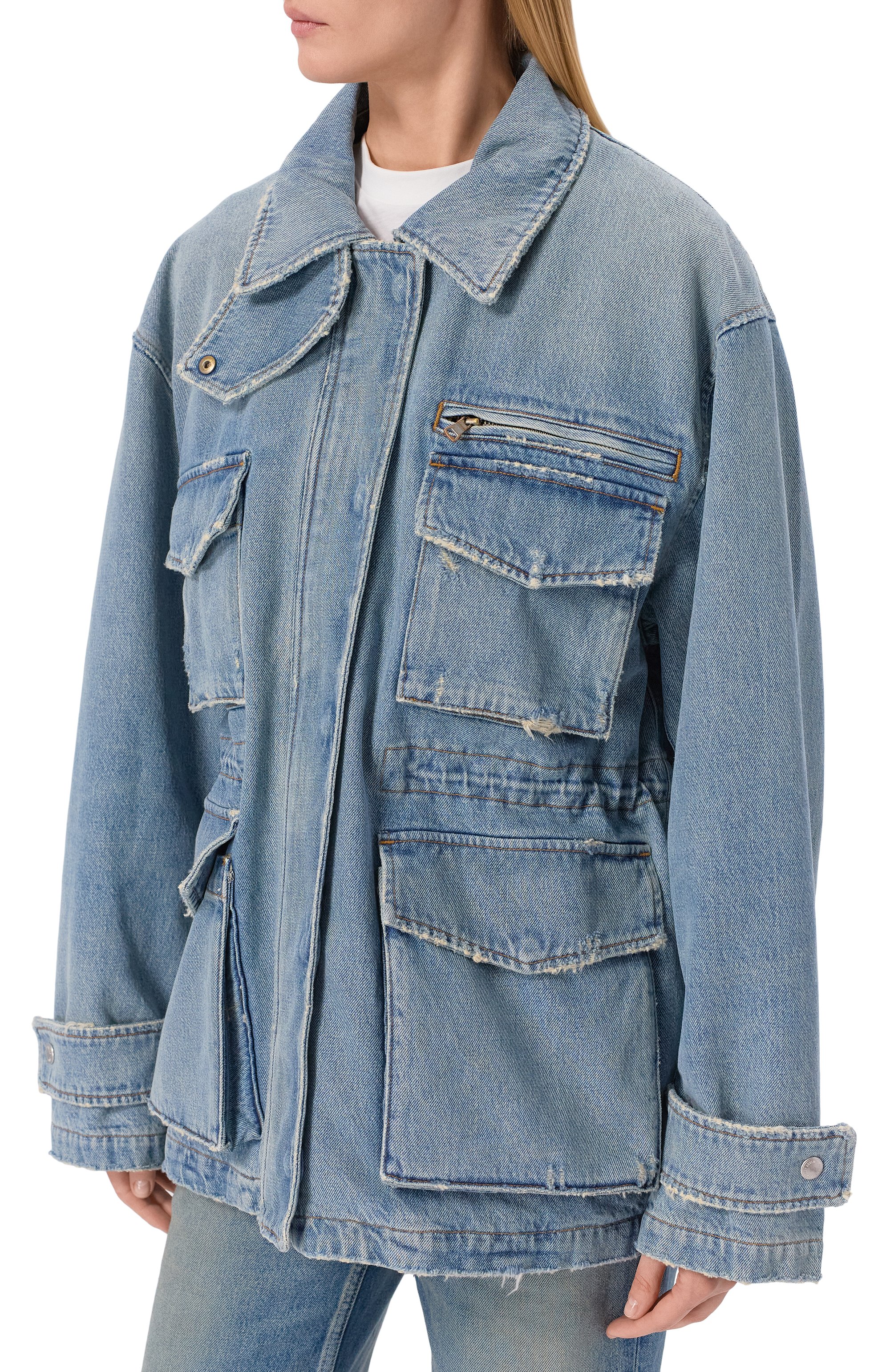 Джинсовая куртка AGOLDE, арт. A51211885, фото 3