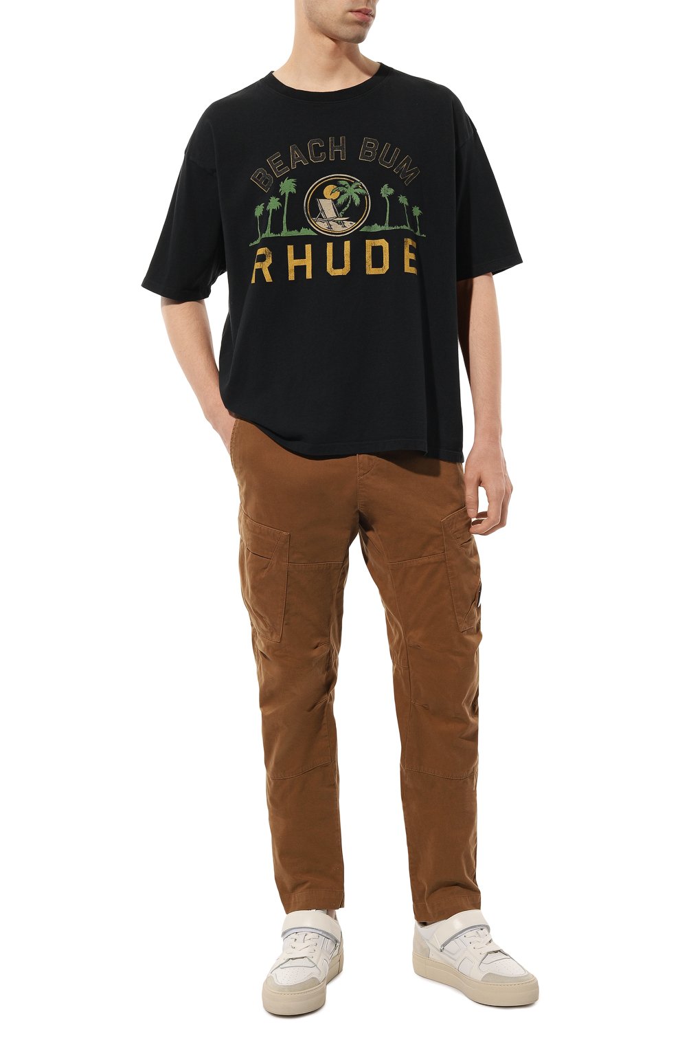 Хлопковые брюки-карго C.P. COMPANY, арт. 17CMPA121A005529G, фото 2