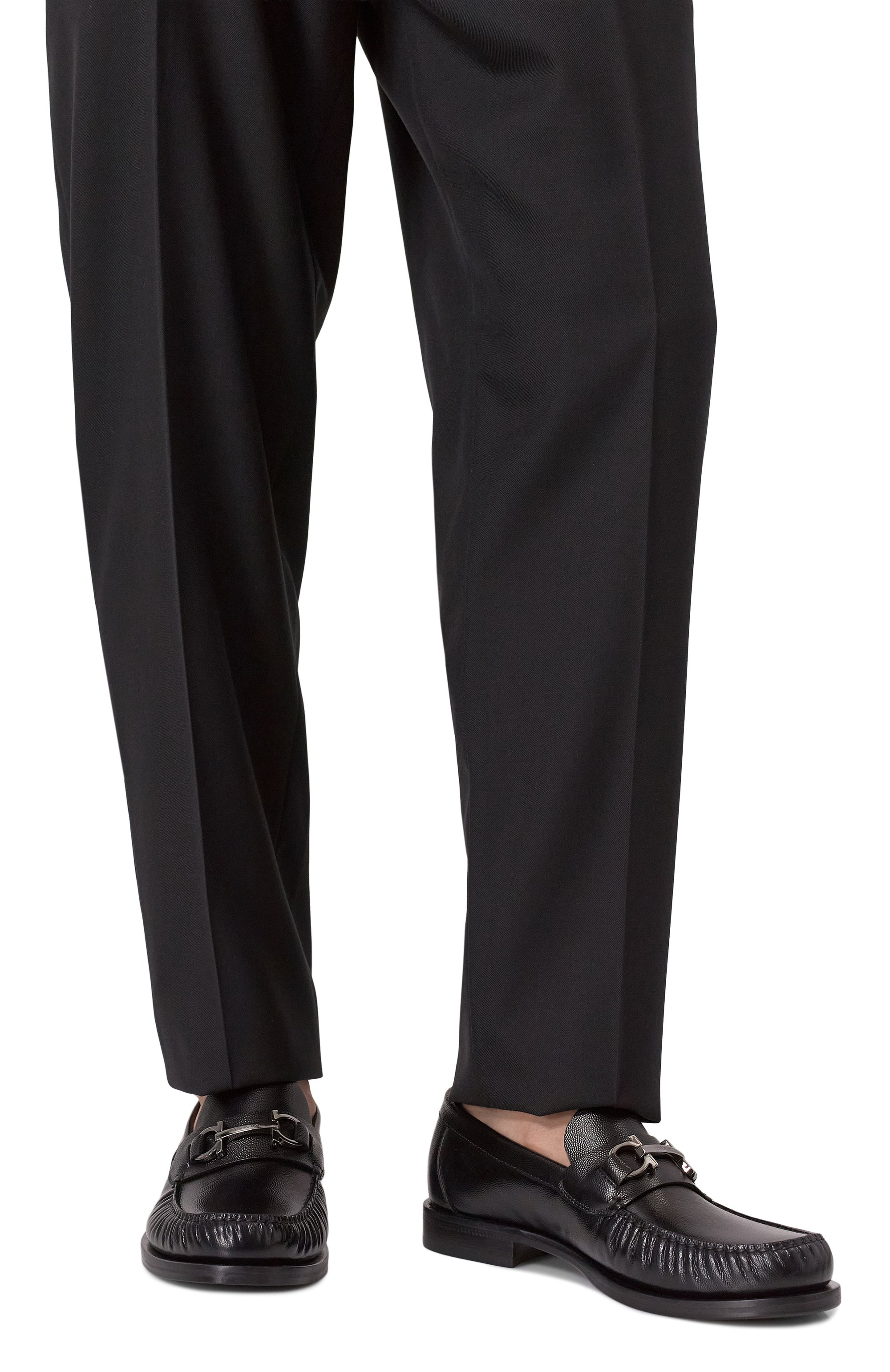 Кожаные лоферы fort FERRAGAMO, арт. 762695, фото 3