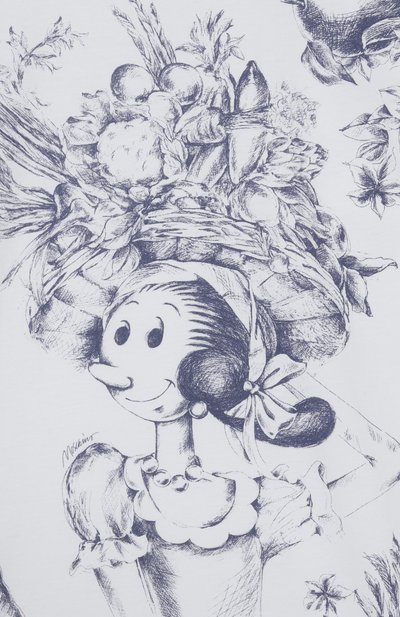 Хлопковая футболка MOSCHINO, арт. HDM06R/LAA24/10-14, фото 3