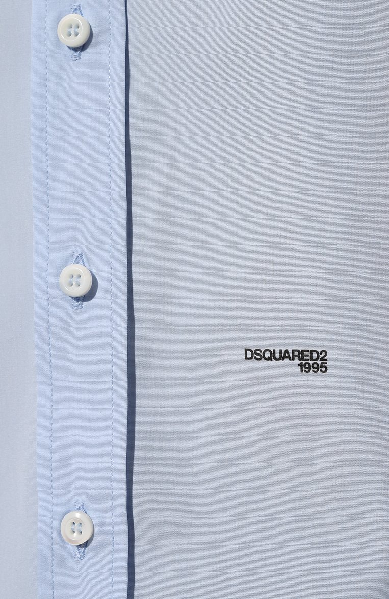 Хлопковая рубашка DSQUARED2, арт. S74DM0660/S36275, фото 5