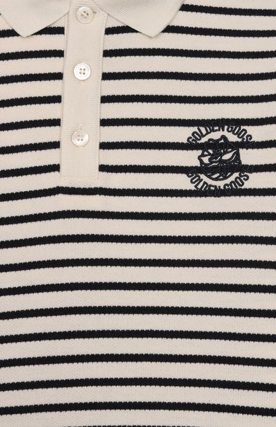 Хлопковое поло GOLDEN GOOSE DELUXE BRAND, арт. GKP02055.P002235, фото 3
