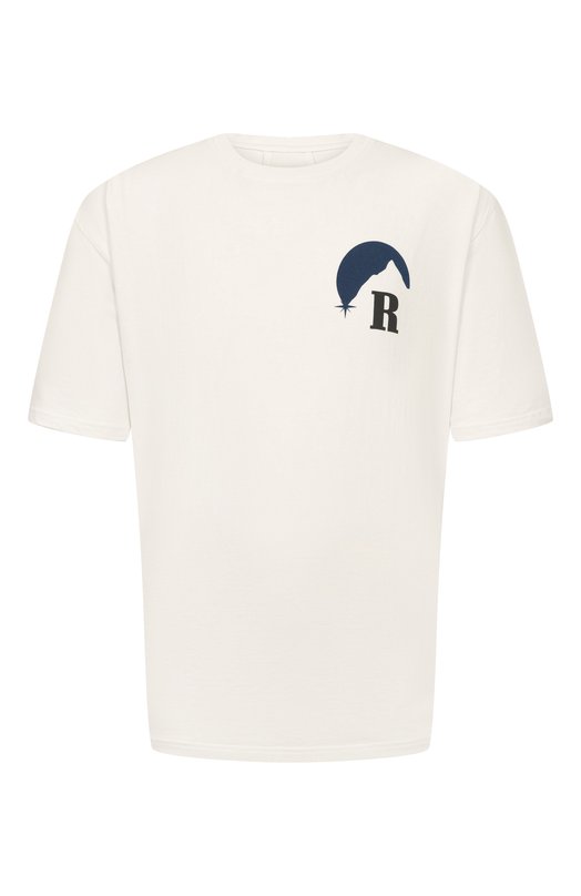 Хлопковая футболка Rhude RHPF25TT02012 Кремовый RHPF25TT02012