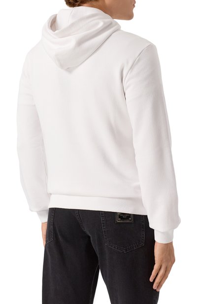 Хлопковая толстовка DOLCE & GABBANA белого цвета по цене 89950 руб., арт. G9ABIT/G7M4Y, фото 4 Хлопковая толстовка DOLCE & GABBANA, арт. G9ABIT/G7M4Y, фото 4