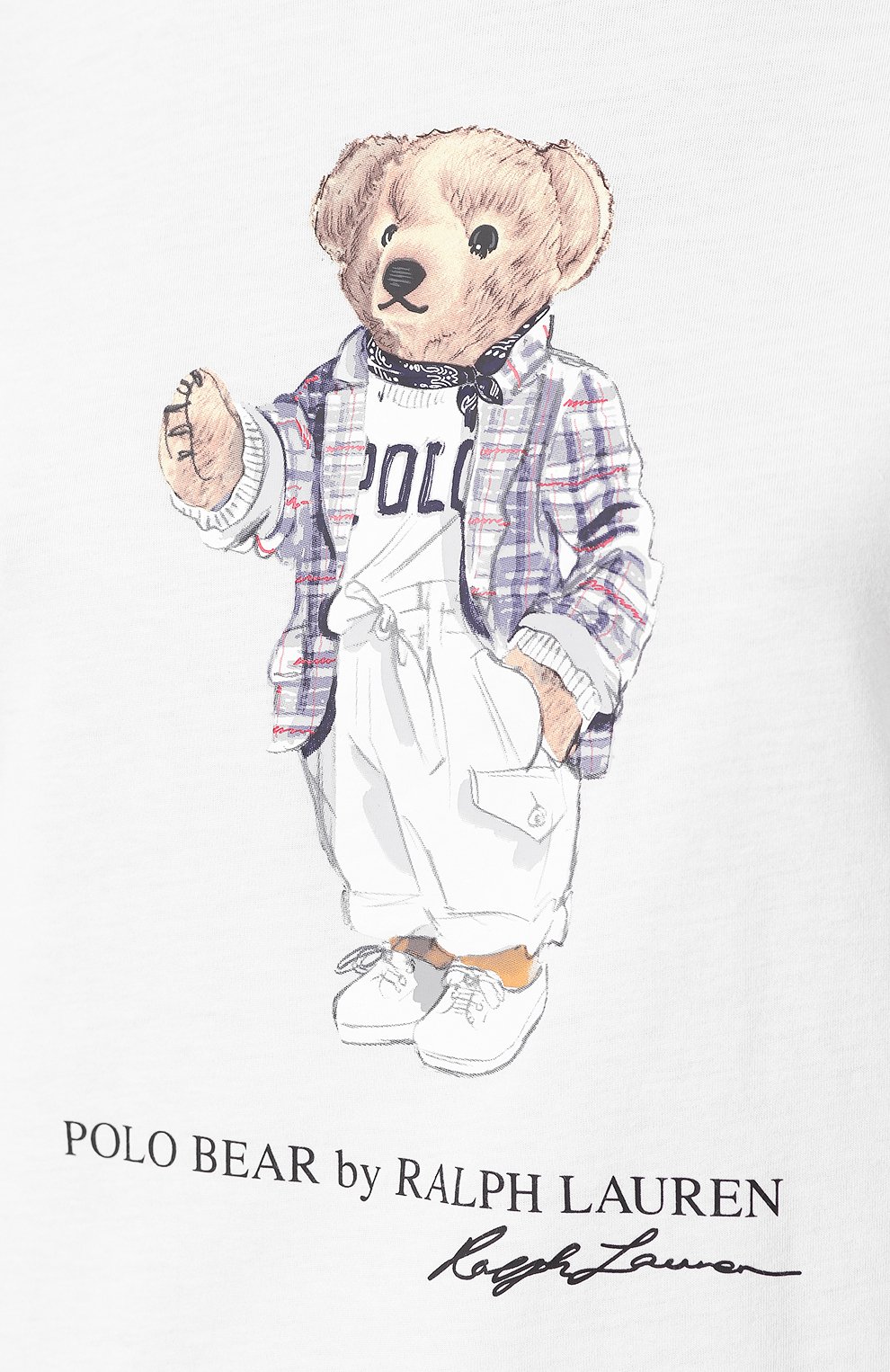 Хлопковая футболка POLO RALPH LAUREN, арт. 211750405/001, фото 5