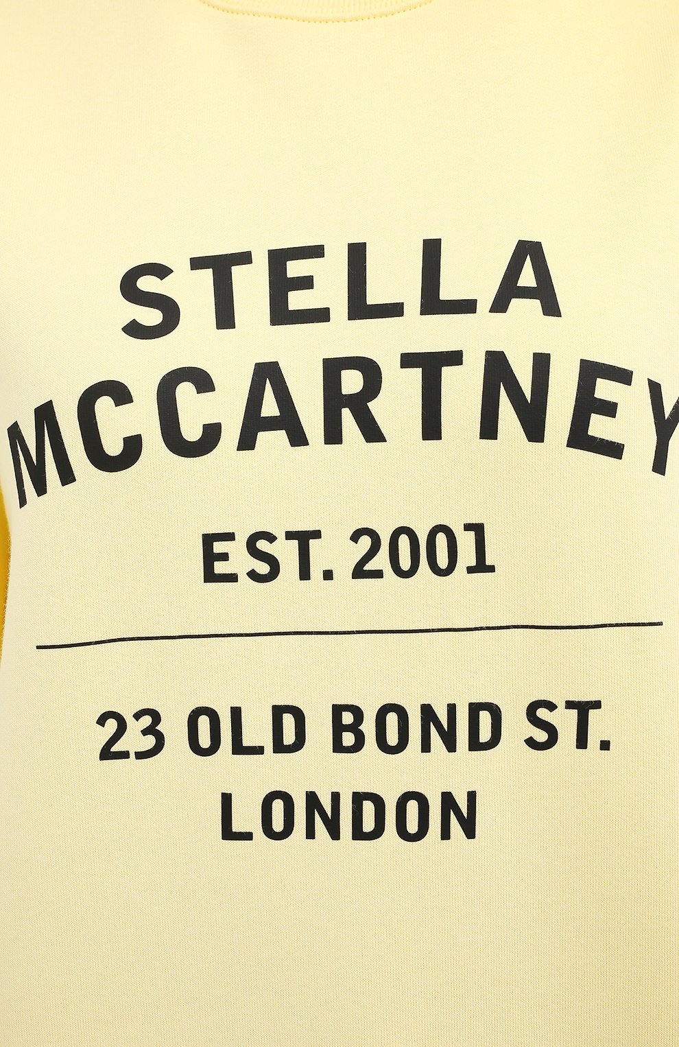 Хлопковый свитшот STELLA MCCARTNEY желтого цвета по цене 49700 руб., арт. 601847/SMP83, фото 5 Хлопковый свитшот STELLA MCCARTNEY, арт. 601847/SMP83, фото 5