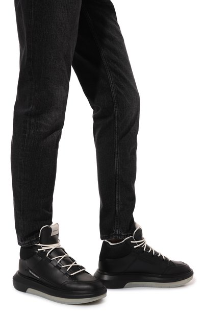 Кожаные кроссовки EMPORIO ARMANI, арт. X4Z135/XR201, фото 3